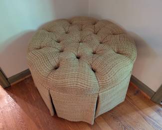 Large vintage ottoman