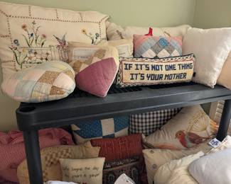 Decorative _ some hand made_ pillows