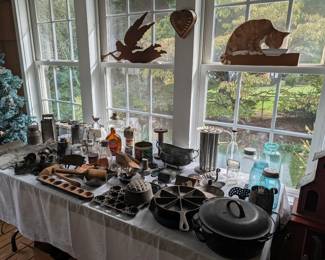 Antique & Vintage Country Kitchen Utensils & Domestic Primitives