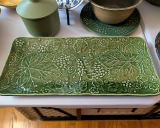 Olfaire Majolica Large rectangular platter - made in Portugal