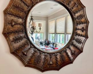 Large wall mirror