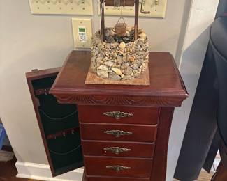 Jewelry Cabinet.   Miniature Well