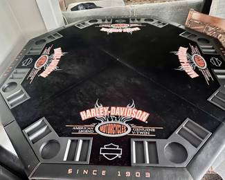Harley Davidson portable Poker Table Top