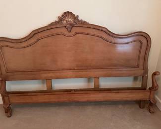 Century Furniture King Headboard Footboard and rsils