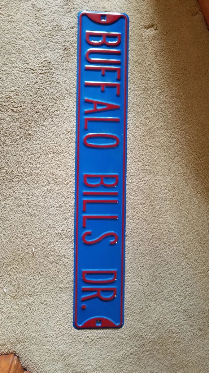 Buffalo bills street sign