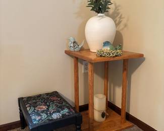 Home Decor - Side Table and Stool