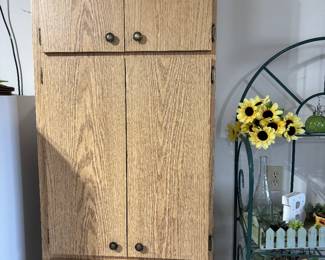 Wood Cabinet 71"T x 28"W x 14"D