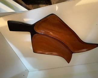 wood serving plate