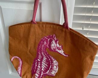 seahorse tote