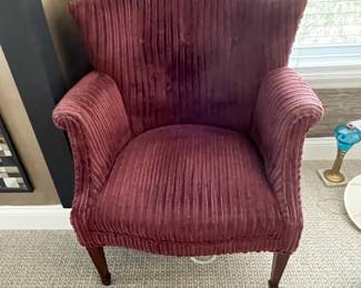rolled arm chair