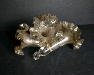011 victorianstyleglassepergnehornvases