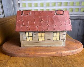 218 folkartpaintedwoodennoahsark