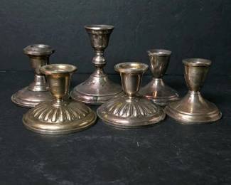 020 sterlingweightedcandlesticksinmixed