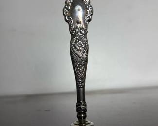 158 vintagesterlingmonogrammedwaxsealst
