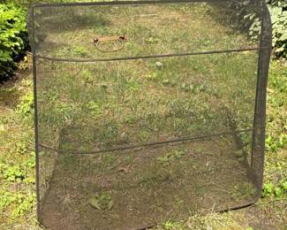 239 metalmeshfireplacescreen