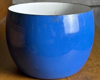 219 danskblueenamelbowlmidcenturymoder