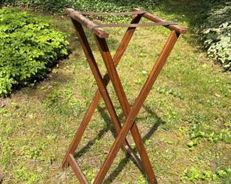 240 vintagefoldingwoodenluggagerack