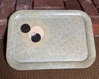082 handpaintedrectangulardecorativetray