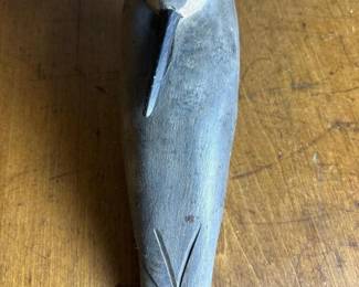 217 folkartshorebirddecoyinpaintedwood