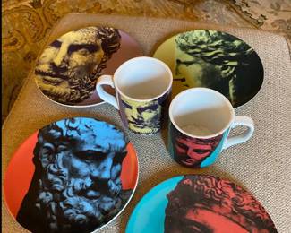 Metropolitan Museum cups & plates