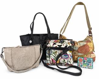 The Sak, Fossil Sakroots Handbag Collection with Colorful Wallet