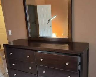Aspenhome 6Drawer Dresser with Mirror
