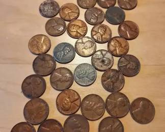 Lincoln Wheat  Memorial Penny Collection  40 U.S. Coins Early 1916  1919 Through 1950S