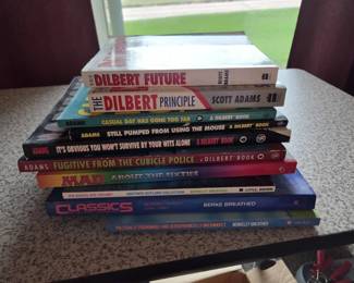 Dilbert, Bloom County  Comic Humor Book Collection  10 Books