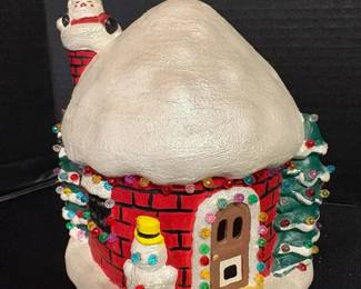 Christmas Vintage Ceramic House