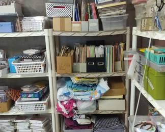 Quilting Patterns, Sewing Books and Fabric Mystery Lot
