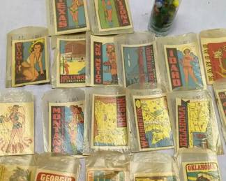 1960s LindgrenTurner Co State Decals and Marbles
