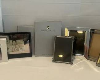 Royal Limited Frames NIB, Silverplate Pewter Frames