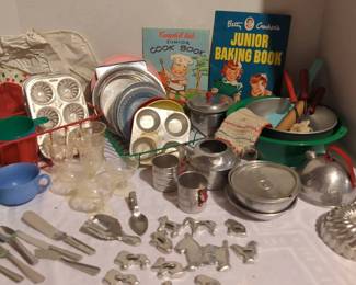 Vintage Childrens Play Kitchen Toys
