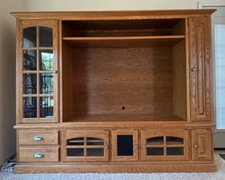 Wood Entertainment Center