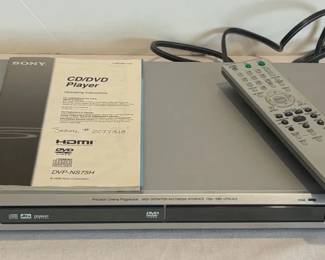 Sony CDDVD Player with Remote