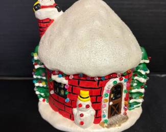Vintage Christmas Ceramic House