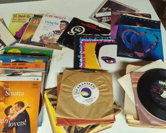 45s Records Including Elvis, Van Halen, The Who, Queen And More
