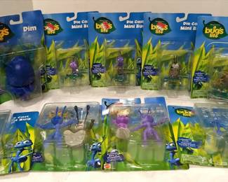 Collectible Bugs Life Figurines, Full Set