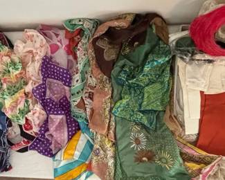 Vintage Womens Scarfs and Evening Gloves