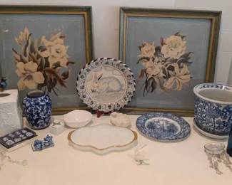 Blue and White Decor