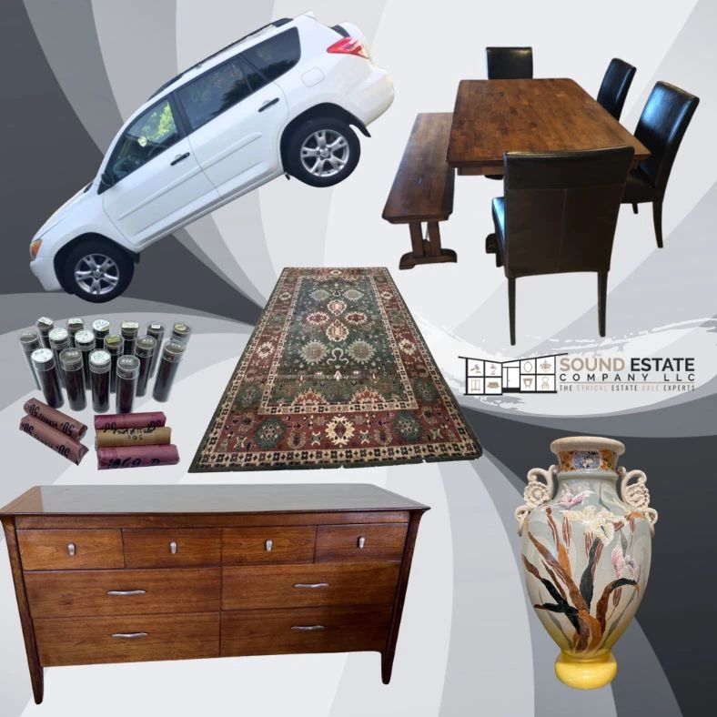 Urban Loft Style in Mukilteo: VIntage Furniture, Art, Electronics, Coins, Rav4 and More