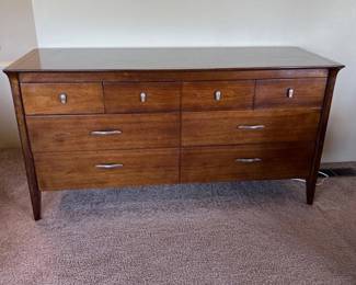 H. Dinwoodey Mid-Century Modern Walnut Dresser - U.S.A. Made