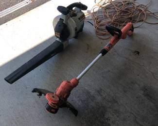 Ryobi 31cc Leaf Blower Vacuum & Corded Trimmer