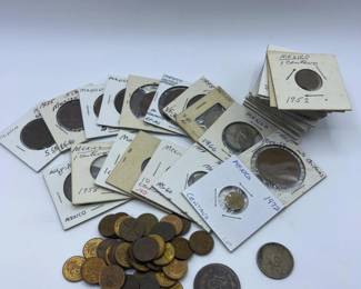 Mexican Vintage 1900s Coin Lot