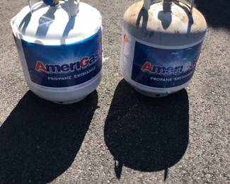 AmeriGas 15 lb Steel Propane Exchange Tanks (Pair)
