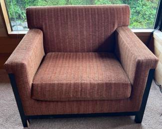 Mid-Century Modern Orange Club Chair - $2,500