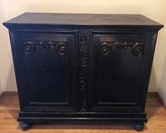 Antique Oak Renaissance Revival Sideboard