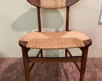 Mid-Century Rush Seat Side Chair