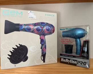 Gem Force Ionic & BaBylissPRO Nano Titanium Hair Dryer Duo