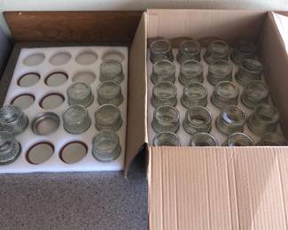 Pressed Diamond Pattern Canning Jar Set